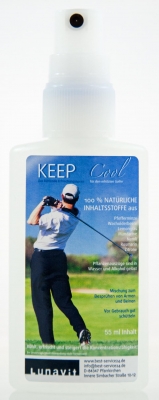 Lunavit Keep Cool Spray - Cool Golfing Made Easy